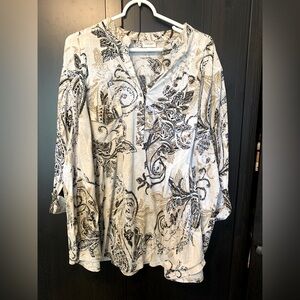 Avenue 3/4 sleeve blouse